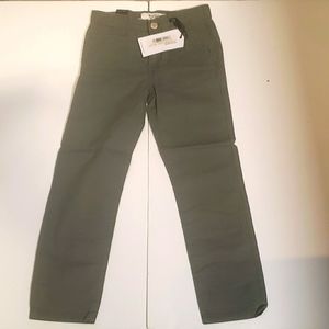 Wesc Kids Boys Eddy Straight Leg Pants, Olive Size 6 , Brand New